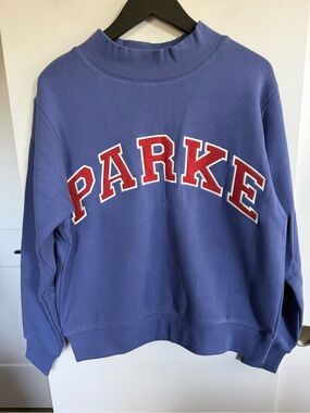 NIB PARKE Heritage High Tide Varsity Mockneck Size S/M